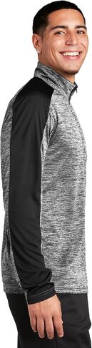 Sport-Tek للجنسين Posicharge Electric Heather Colorblock Quarter Zip Pullover in Saudi Arabia