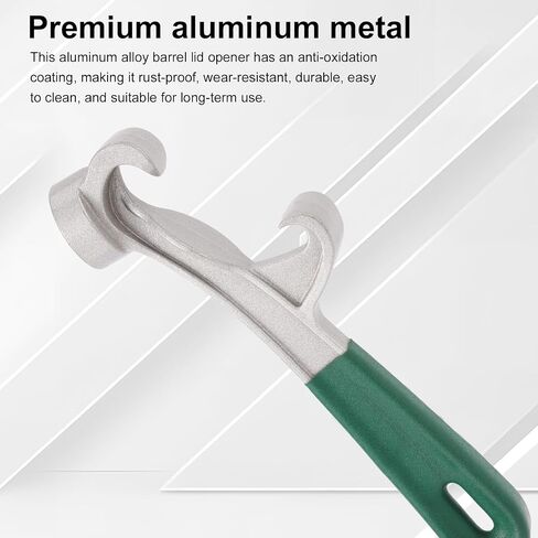 Bucket Opener Tool 5 Gallon, 8.5 Inch Multifunctional Aluminum Can Bucket Lid Remover Tool Pail Opener Wrench with Non-Slip Handle for Home Industrial Commercial Use in Saudi Arabia