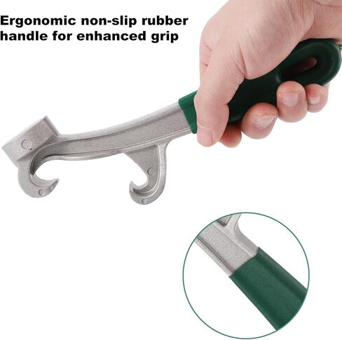 Bucket Opener Tool 5 Gallon, 8.5 Inch Multifunctional Aluminum Can Bucket Lid Remover Tool Pail Opener Wrench with Non-Slip Handle for Home Industrial Commercial Use in Saudi Arabia