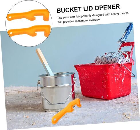 Healifty 10pcs Plastic Bucket Opener for Paint and Oil Barrels Lid Remover Tool for Containers Fast and Scratch Lid Lifting Container Opener for Industrial and Home Use in Saudi Arabia