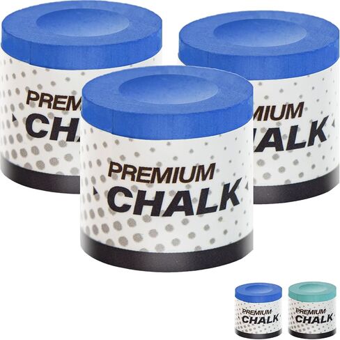 3 PCS Pool Chalk Billiards Cue Stick Premium Chalk Pure Cube Round Table Table Accessories High Performan in Saudi Arabia