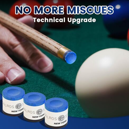 3 PCS Pool Chalk Billiards Cue Stick Premium Chalk Pure Cube Round Table Table Accessories High Performan in Saudi Arabia