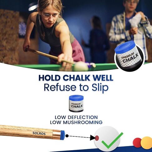 3 PCS Pool Chalk Billiards Cue Stick Premium Chalk Pure Cube Round Table Table Accessories High Performan in Saudi Arabia
