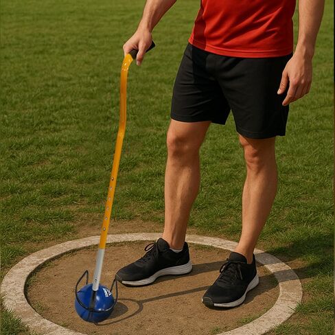 أداة استرداد المطرقة النهائية والمستعمرة ، 6 ارتفاعات قابلة للتعديل (24 "-29") ، فولاذ قوي ، كوب عميق للالتقاط الآمن ، مقبض رغوة مريح ، مثالي للرياضيين والمجالين. in Kuwait