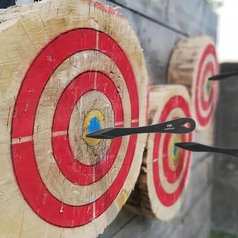 3 حزمة 9.3 "رمي المسامير ، سمك يصل إلى 0.276" مجموعة رمي تانغ كاملة ، متوازنة بشكل جيد ، لا تدور كاملة مع غمد النايلون للمنافسة والترفيه in Kuwait