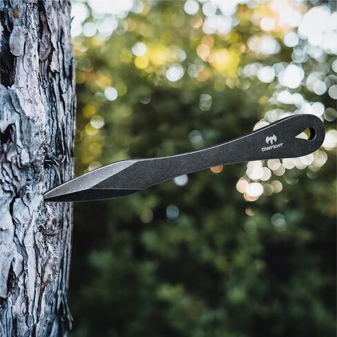 3 حزمة 9.3 "رمي المسامير ، سمك يصل إلى 0.276" مجموعة رمي تانغ كاملة ، متوازنة بشكل جيد ، لا تدور كاملة مع غمد النايلون للمنافسة والترفيه in Kuwait