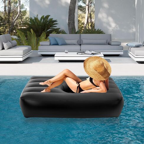 Post Surgery Recovery Bed with 19in Central Hole - Medical Grade PVC Inflatable Bed for Patients & Seniors, Portable Orthopedic Mattress for Home Care Travel (Pink) in Saudi Arabia