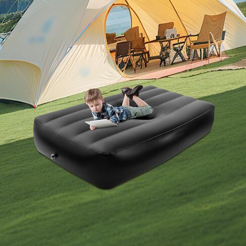 Post Surgery Recovery Bed with 19in Central Hole - Medical Grade PVC Inflatable Bed for Patients & Seniors, Portable Orthopedic Mattress for Home Care Travel (Pink) in Saudi Arabia