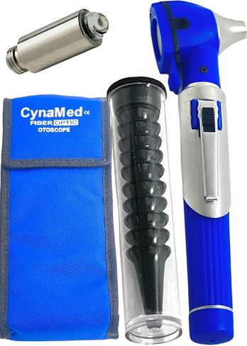 New Fiber Optic Mini Otoscope Blue Pocket Size Premium Grade Cynamed Cynamed in Saudi Arabia