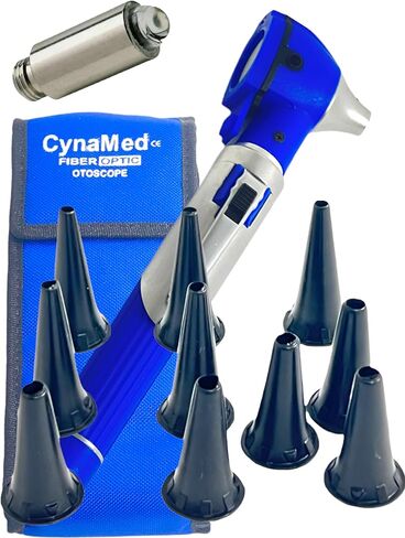 New Fiber Optic Mini Otoscope Blue Pocket Size Premium Grade Cynamed Cynamed in Saudi Arabia