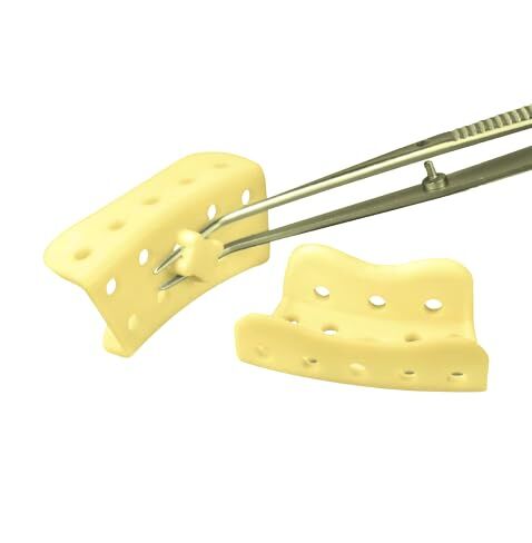 25/PCS صواني الانطباع المصغرة للأسنان للتاج وجسر الربع المربع من الانطباعات الدقيقة in Kuwait