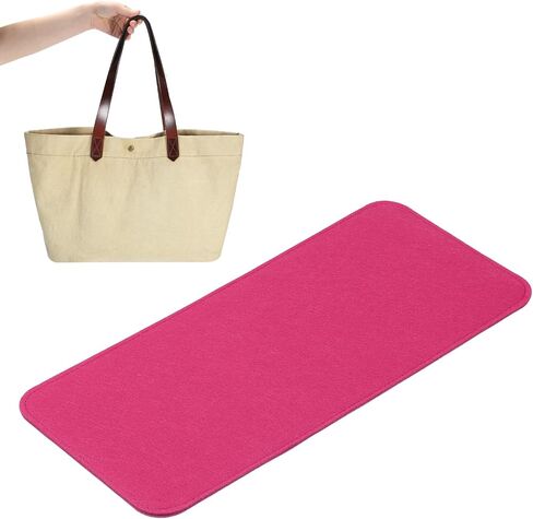 PATIKIL Felt Base Shaper 15x7 Inch, Bag Bottom Shaper Pad Purse Liner Board Insert Arc Corner for Handbags Tote Crossbody Bag Backpack, Brown in Saudi Arabia