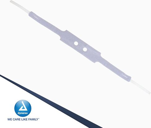Dynarex Resp -O2 Soft -F -Foam Trach Tube Mostuders - Tube Tracheoty Tube -Tube -Tube - يساعد على تأمين أنابيب فغر القصبة الهوائية - رغوة ناعمة مغطاة ، وخطاف وحلقة قابلة للتعديل - حزمة من 10 (متوسطة) in Saudi Arabia