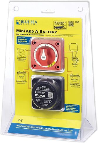 Blue Sea 7649003 7649 Mini Add-A-Battery Kit - Boxed Packaging Marine RV Boating Accessories in Saudi Arabia
