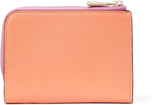 kate spade new york AVA Colorblocked Pebbled Leather Zip Bifold Wallet, Back to School Blues Multi in Saudi Arabia