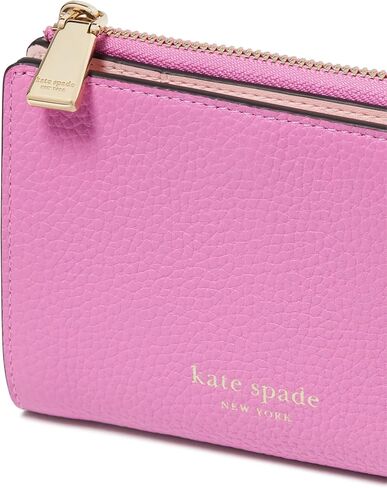 kate spade new york AVA Colorblocked Pebbled Leather Zip Bifold Wallet, Back to School Blues Multi in Saudi Arabia