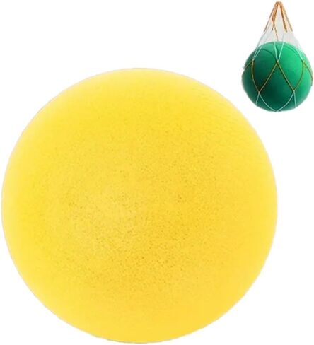 Silent Basketball and Hoop Set, Indoor Basketball Hoop for Kids and Toddlers, Quiet Basketball Dribbling No Noise, Mini Foam Basketball for Door or Wall Mounted, Indoor Dribble and Shoot(Wired Orange in Kuwait
