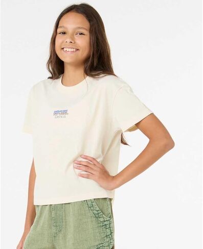 Rip Curl Girls' Cropped Short Sleeve T-Shirt in Saudi Arabia