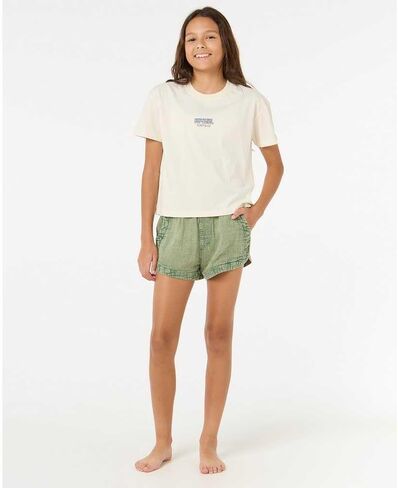 Rip Curl Girls' Cropped Short Sleeve T-Shirt in Saudi Arabia