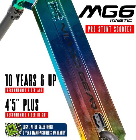 Pro Stunt Scooter for Kids and Teens Ages 8-12 – Lightweight Durable Trick Scooter for Skatepark and Street – Easy Assembly – Madd Gear MG5 in Saudi Arabia