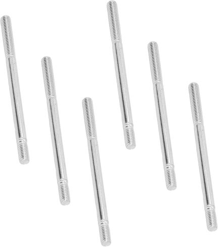 30PCS Carbon Steel Wear Double End Threaded Stud with M6 Double Studs for Gasoline Generator, Lawn Mower (M6*95) in Saudi Arabia