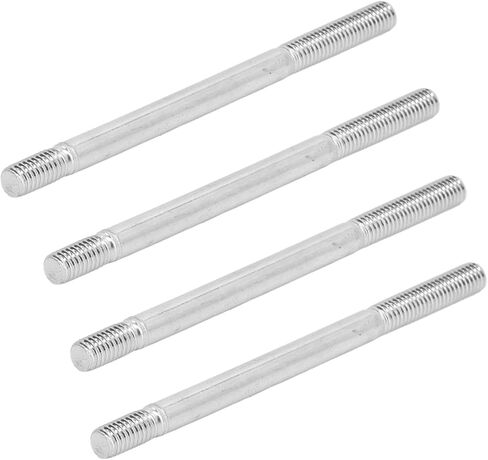 30PCS Carbon Steel Wear Double End Threaded Stud with M6 Double Studs for Gasoline Generator, Lawn Mower (M6*95) in Saudi Arabia
