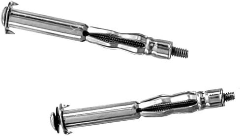 (Qty 25) 3/16XL Hollow Wall Anchors Heavy Duty Molly Bolt Zinc Plated 1/Box in Saudi Arabia