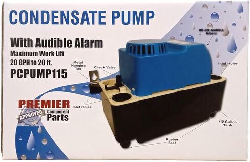 PCPUMP115 20' Lift Condensate Pump with Audible Alarm in Saudi Arabia