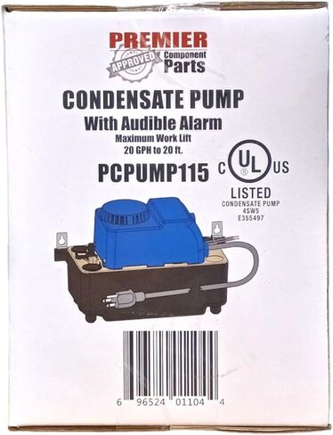 PCPUMP115 20' Lift Condensate Pump with Audible Alarm in Saudi Arabia