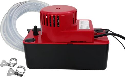 مضخة مكثف احترافية 115 فولت/120 فولت ، تدفق 79GPH و 15 قدمًا ، مفتاح أمان تلقائي لـ HVAC/AC/Dehumidifier/Furnace ، هادئ مع أنابيب 20 قدمًا و 2 × خرطوم المشبك in Saudi Arabia