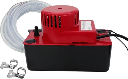 مضخة مكثف احترافية 115 فولت/120 فولت ، تدفق 79GPH و 15 قدمًا ، مفتاح أمان تلقائي لـ HVAC/AC/Dehumidifier/Furnace ، هادئ مع أنابيب 20 قدمًا و 2 × خرطوم المشبك in Saudi Arabia