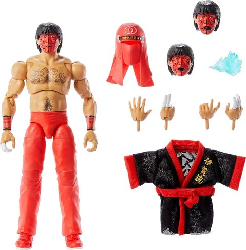 Mattel WWE Ultimate Edition Action Figure و 6 inch the Great Muta Troughible Set ، و Swappable Heads & Hands ، 30 نقطة مفصلية in Saudi Arabia