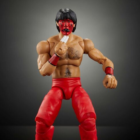 Mattel WWE Ultimate Edition Action Figure و 6 inch the Great Muta Troughible Set ، و Swappable Heads & Hands ، 30 نقطة مفصلية in Saudi Arabia