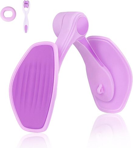 Thigh Master Hip Trainer Kegel Exerciser,Pelvic Floor Exercise Devices for Arm Leg,Inner Thigh Exercise Equipment Kegel Exercise Products for Women Home Gym (Purple) in Saudi Arabia