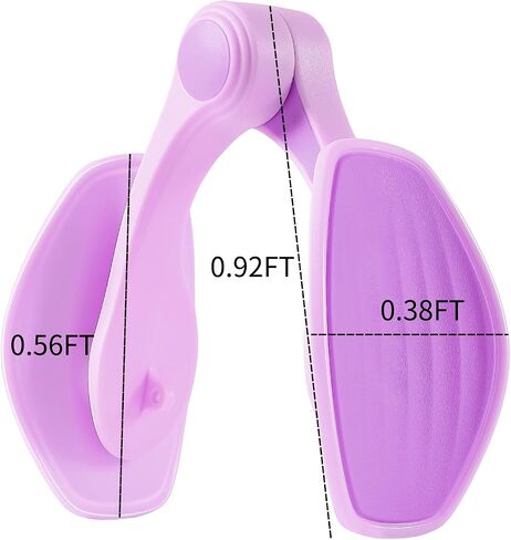 Thigh Master Hip Trainer Kegel Exerciser,Pelvic Floor Exercise Devices for Arm Leg,Inner Thigh Exercise Equipment Kegel Exercise Products for Women Home Gym (Purple) in Saudi Arabia