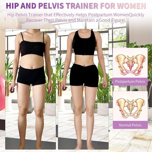 فخذ ماستر الورك مدرب كيجل التمارين ، أجهزة تمرين أرضية الحوض لذراع الساق ، معدات تمرين الفخذ الداخلية Kegel Products for Women Home Gym (Purple) in Kuwait