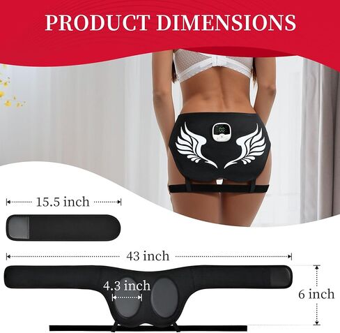 أرداف محفز ABS ، محفز ، لتكييف العضلات - جهاز اللياقة اللاسلكي الذكي (نموذج: AST -301) مدرب الورك مع 8 أوضاع تدريب على اللياقة البدنية الذكية in Kuwait