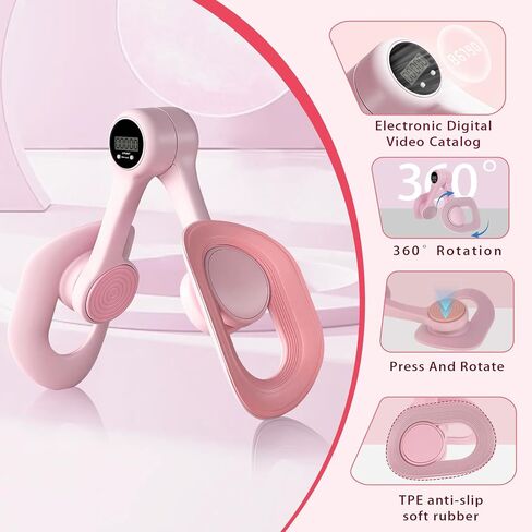 Thigh Master for Women-Upgraded Thigh Trainer,Smart Screen Display,Enhanced Resistance Hip,for Weight Loss and Postpartum Rehabilitation,Kegel Exercise Products for Pelvic Floor ﻿ in Saudi Arabia