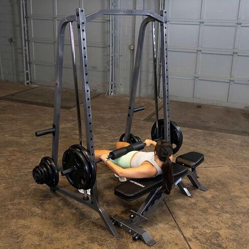 Body Solid Smith Machine Package - Strength Training Weight Cage Squat Rack System Ideal for Home and Commercial Gyms in Kuwait