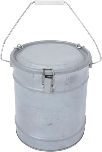 LIFKOME Heavy Duty Small Bucket Metal Soil Sampling Bucket Round Sample Container with Lid Laboratory Soil Storage in Saudi Arabia