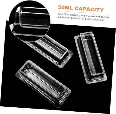 PRETYZOOM 1set Transparent Reagent Tank for Lab Loading Slots Sample Adding Slots Divided Party Laboratory Supplies Storage Slots Sterilized Liquid Adding Slot Reagent Container Plastic 20pcs in Saudi Arabia