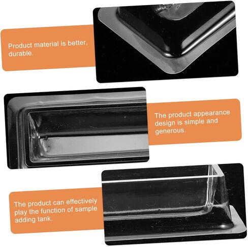PRETYZOOM 1set Transparent Reagent Tank for Lab Loading Slots Sample Adding Slots Divided Party Laboratory Supplies Storage Slots Sterilized Liquid Adding Slot Reagent Container Plastic 20pcs in Saudi Arabia