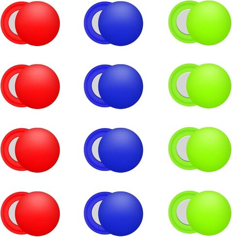 12Pcs Marathon Running Bib Clips Magnets Number Buckle Number Holder Race Bib Securing Running Gear Fixing Fastener Clip Field Red Blue Green for Cycling Triathlon Runners Field Supplies in Saudi Arabia