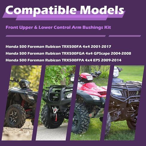 Heavy Duty A-Arm UHMW Control Arms Bushing Kit Replacement for 2019+ Honda Talon 1000R, 2019+ Honda Talon 1000X, Replaces ‎AAB-H-TAL-001 CT-019 in Saudi Arabia