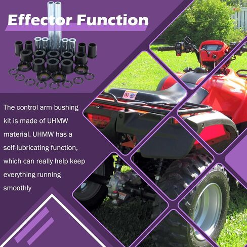Heavy Duty A-Arm UHMW Control Arms Bushing Kit Replacement for 2019+ Honda Talon 1000R, 2019+ Honda Talon 1000X, Replaces ‎AAB-H-TAL-001 CT-019 in Saudi Arabia