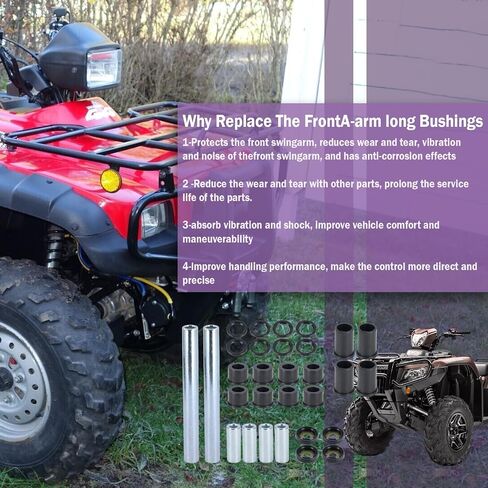 Heavy Duty A-Arm UHMW Control Arms Bushing Kit Replacement for 2019+ Honda Talon 1000R, 2019+ Honda Talon 1000X, Replaces ‎AAB-H-TAL-001 CT-019 in Saudi Arabia