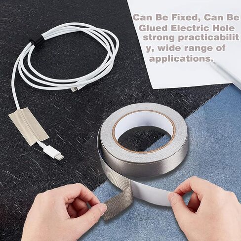 Faraday Tape Conductive Tape E m i Shielding Tape Faraday Fabric R FID Blocking Material for Faraday Cloth, EMI Shielding, Wire Harness, Cable Interference Blocking (2in x 65 Feet) in Saudi Arabia