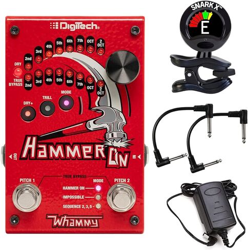 Digitech Hammeron دواسة الحذاء الفوري للملعب-حزمة مع كابلات التصحيح وموالف Snark-X in Saudi Arabia