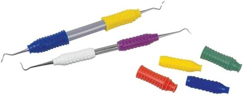 صك الأسنان سيليكون رمز اللون قبضات على #6 مقبض الساخنة Autoglavable حتى 375F ° Pro Dental Supply (الأزرق) in Saudi Arabia