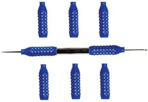 Dental Instrument Silicone Color Code Grips for #6 Handle Hot Autoclavable up to 375F° Pro Dental Supply (Blue) in Saudi Arabia